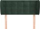 vidaXL Zaglowek uszak, skouto prasino, 93x23x78/88 cm, aksamitno