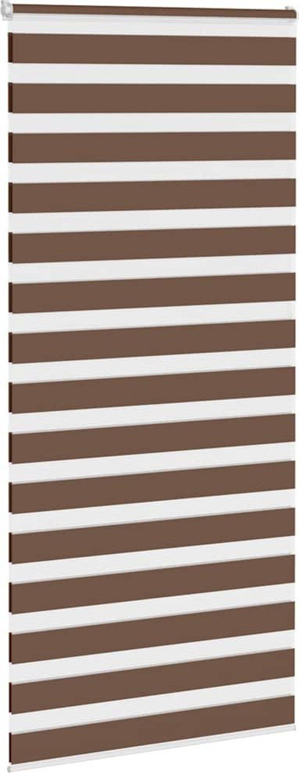 vidaXL Ρόλερ Zebra Μπεζ από Πολυεστέρα, Πλάτος Υφάσματος 95,9 cm