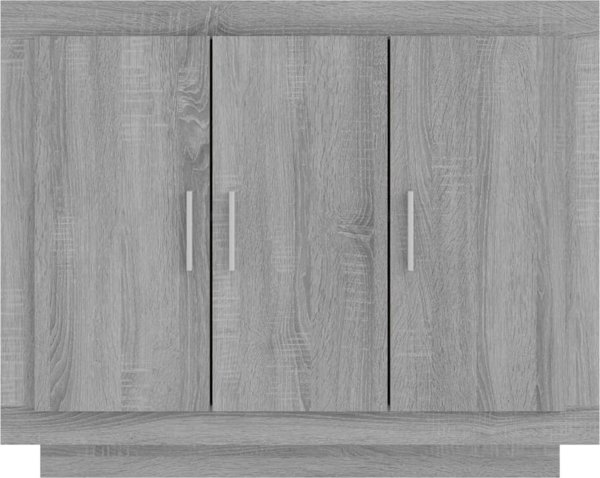 vidaXL Ντουλάπι γκρι δρύς Sonoma, 92x35x75 εκ, ξύλινο υλικό