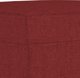 vidaXL Lawka winna czerwen 100x35x41 cm tapicerowana tkanina