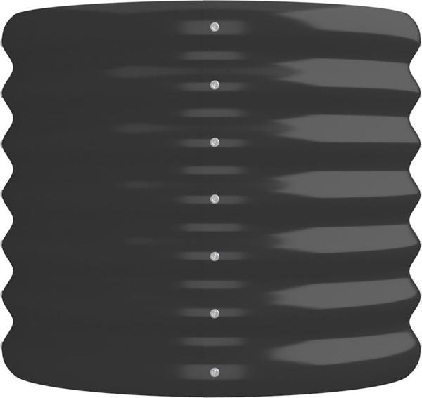 vidaXL vidaXL Donica ogrodowa, stal malowana proszkowo 224x40x36 cm, antracyt