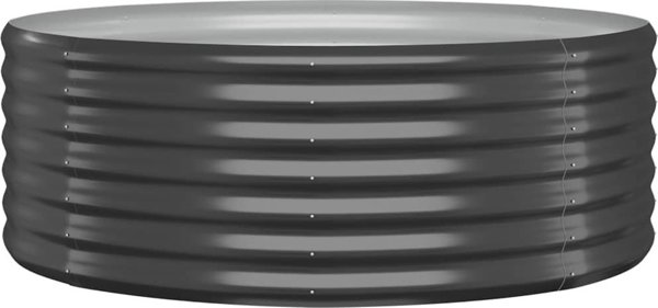 vidaXL vidaXL Donica ogrodowa, malowana proszkowo stal, 100x100x36 cm