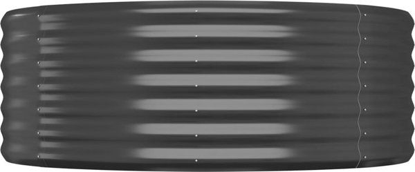 vidaXL vidaXL Donica ogrodowa, malowana proszkowo stal, 100x100x36 cm