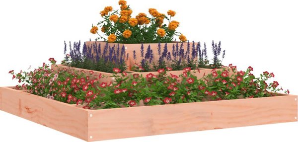vidaXL Donica, 80x80x27 cm, lite drewno daglezjowe