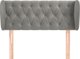 vidaXL Zaglobek uszak, asprogri, 103x23x78/88 cm, aksamit