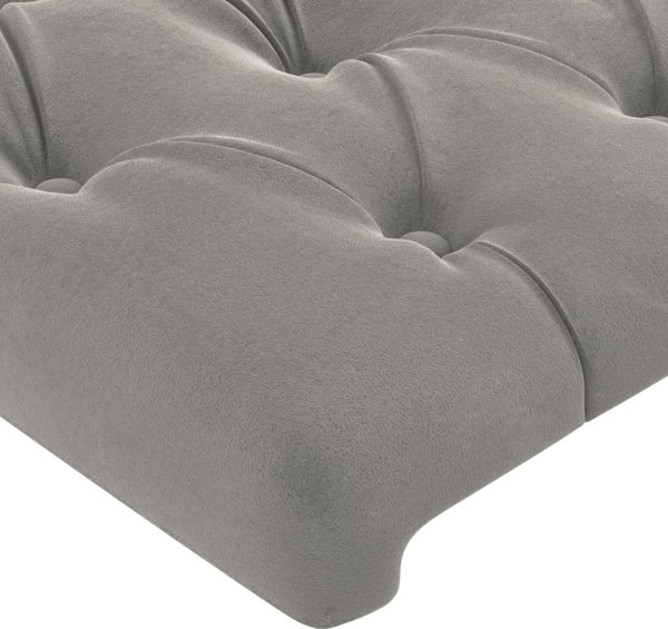 vidaXL Zaglobek uszak, asprogri, 103x23x78/88 cm, aksamit