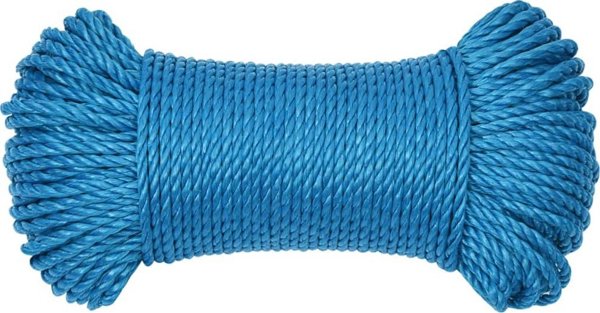 vidaXL vidaXL Linka robocza, niebieska, 3 mm, 500 m, polipropylen