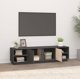 vidaXL Szafka pod telewizor, szara, 156x40x40 cm, lite drewno sosnowe