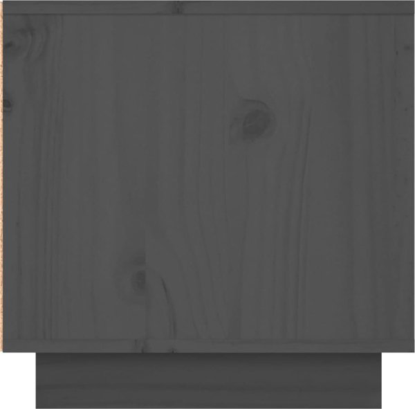 vidaXL Szafka pod telewizor, szara, 156x40x40 cm, lite drewno sosnowe
