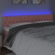 vidaXL Κεφαλάρι κρεβατιού με LED, ροζ, 180x7x78/88 cm, βελούδο