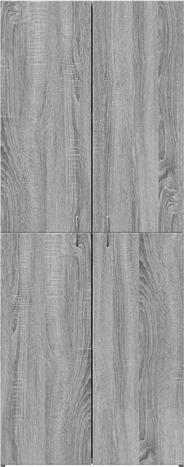 vidaXL Ντουλάπι Αρχειοθέτησης 60x32x153 εκ. σε Γκρι Sonoma Χρώμα από Επεξεργασμένο Ξύλο
