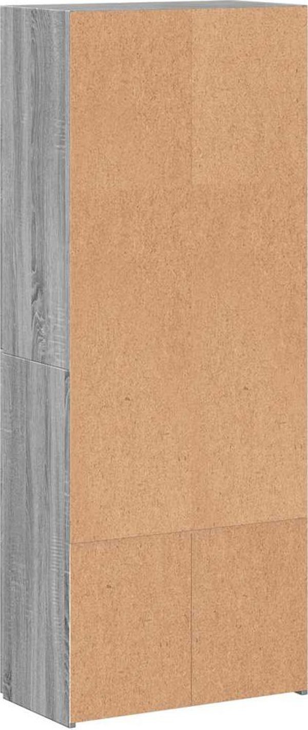 vidaXL Ντουλάπι Αρχειοθέτησης 60x32x153 εκ. σε Γκρι Sonoma Χρώμα από Επεξεργασμένο Ξύλο