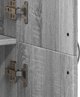 vidaXL Ντουλάπι Αρχειοθέτησης 60x32x153 εκ. σε Γκρι Sonoma Χρώμα από Επεξεργασμένο Ξύλο