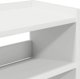 vidaXL Παπουτσοθήκη με Ράφια, Λευκό Χρώμα, 80x25x100 εκ.