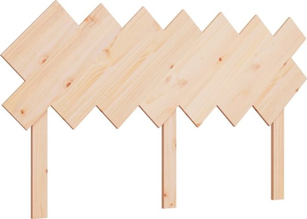 vidaXL Κεφαλάρι κρεβατιού, 151,5x3x81 εκ., μασίφ πεύκο