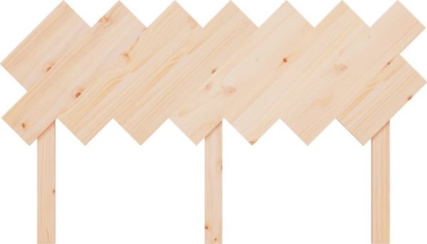 vidaXL Κεφαλάρι κρεβατιού, 151,5x3x81 εκ., μασίφ πεύκο