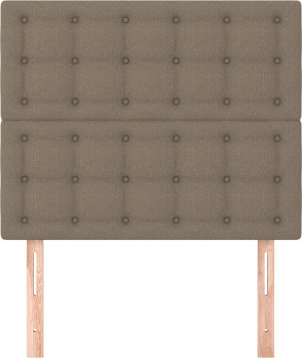 vidaXL Σετ 2 Τιμόνια Κρεβατιού, ταμπά, 80x5x78/88 cm, ύφασμα