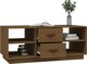 vidaXL Salonio trapezi, medeno kafe, 100x50x41 cm, litoxia sosna