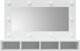 vidaXL Ντουλάπι με καθρέφτη και φωτισμό LED, λευκό, 90x31,5x62 εκ.