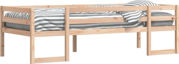 vidaXL Ράμα παιδικού κρεβατιού, 80x200 cm, μασίφ ξύλο πεύκου