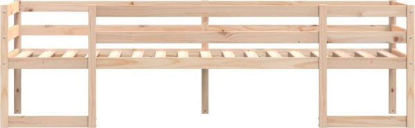 vidaXL Ράμα παιδικού κρεβατιού, 80x200 cm, μασίφ ξύλο πεύκου
