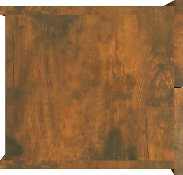 vidaXL Ντουλαπια νυχτας, Σετ 2, Καπνιστη δρυς, 40x30x30 εκ