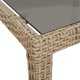 vidaXL Τραπέζι Τραπεζαρίας Κήπου Πολυρατάν, 250x100x75 εκ, Μπεζ