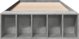vidaXL Rama lozka, szarosc betonu, 90x200 cm, material drewnopochodny
