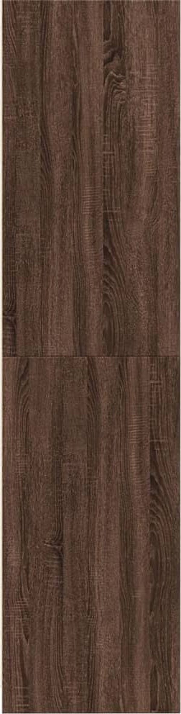 vidaXL Ντουλάπα, καφέ δρυς, 100x50x200 εκ., σύνθετο ξύλο