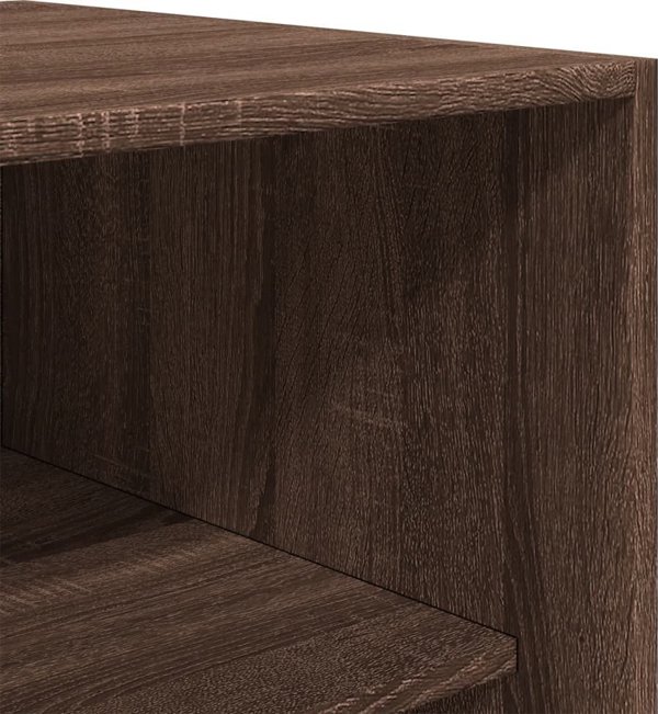 vidaXL Ντουλάπα, καφέ δρυς, 100x50x200 εκ., σύνθετο ξύλο