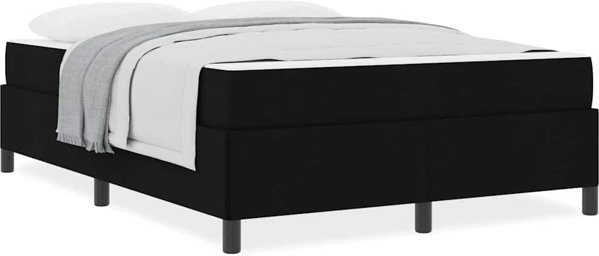 VidaXL Κρεβάτι με Ελατήρια 160x200 cm Μαύρο