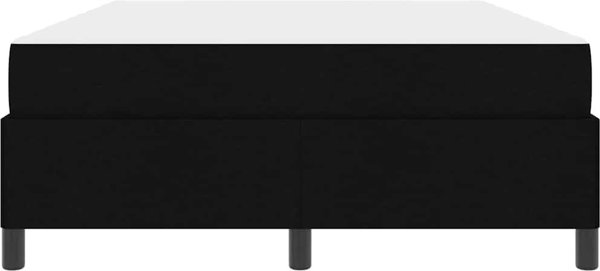 VidaXL Κρεβάτι με Ελατήρια 160x200 cm Μαύρο