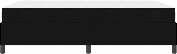 VidaXL Κρεβάτι με Ελατήρια 160x200 cm Μαύρο