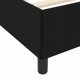 VidaXL Κρεβάτι με Ελατήρια 160x200 cm Μαύρο