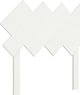 vidaXL Wezglowie lozka, biale, 92x3x81 cm, lite drewno sosnowe