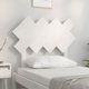 vidaXL Wezglowie lozka, biale, 92x3x81 cm, lite drewno sosnowe