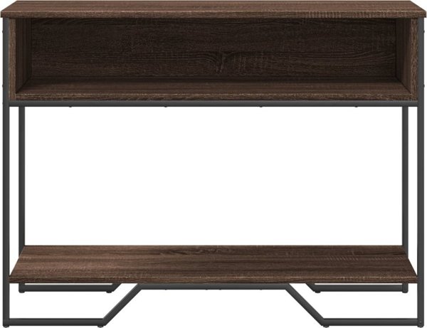 vidaXL Κονσόλα Τραπέζι, Καφέ Δρυς, 100x35x74,5 cm