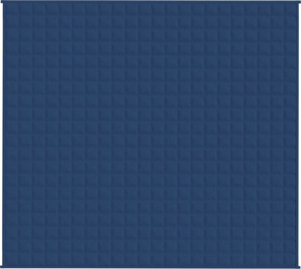 vidaXL Kουβέρτα βαρύτητας, μπλε, 200x230 εκ, 13 κιλά, ύφασμα