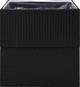 vidaXL Donica ogrodowa, czarna, 80x80x80 cm, rattan PE