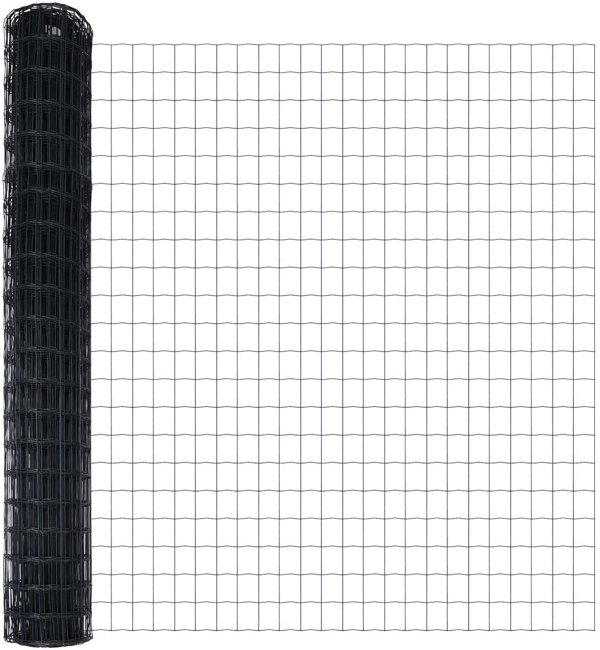vidaXL Φράχτης Euro 1,5x10 μ. με 7 Κολόνες, Γαλβανισμένος Ατσάλινος, Γκρι