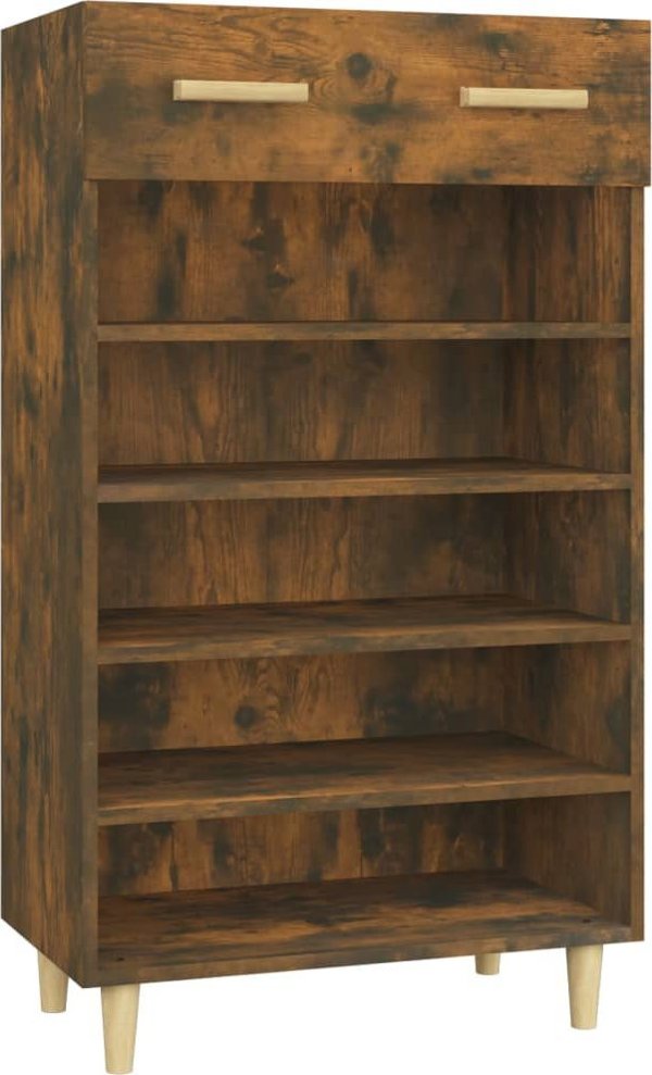 vidaXL Szafka na buty, prydymiony dab, 60x35x105 cm