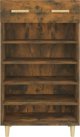 vidaXL Szafka na buty, prydymiony dab, 60x35x105 cm