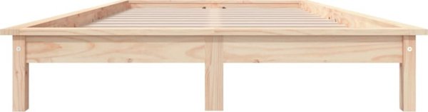 vidaXL Rama κρεβατιού, 120 x 200 cm, από πεύκο μασίφ