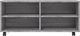 vidaXL Έπιπλο TV με ρόδες γκρι δρυς Sonoma 90x35x35 εκ.