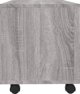 vidaXL Έπιπλο TV με ρόδες γκρι δρυς Sonoma 90x35x35 εκ.
