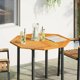 vidaXL Επιφάνεια Τραπεζιού, 90x90x2,2 εκ., Οκταγωνική, Μασίφ Ξύλο Ακακίας