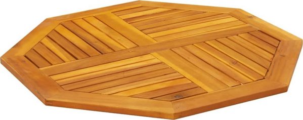 vidaXL Επιφάνεια Τραπεζιού, 90x90x2,2 εκ., Οκταγωνική, Μασίφ Ξύλο Ακακίας