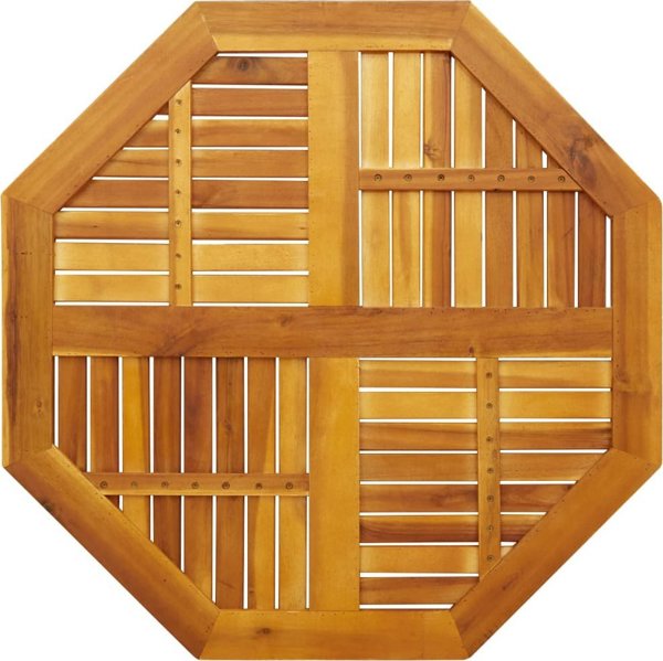 vidaXL Επιφάνεια Τραπεζιού, 90x90x2,2 εκ., Οκταγωνική, Μασίφ Ξύλο Ακακίας