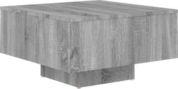 vidaXL Stolik kawowy, sgra dab sonoma, 60x60x31,5 cm