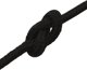 vidaXL vidaXL Linka robocza, czarna, 5 mm, 250 m, poliester
